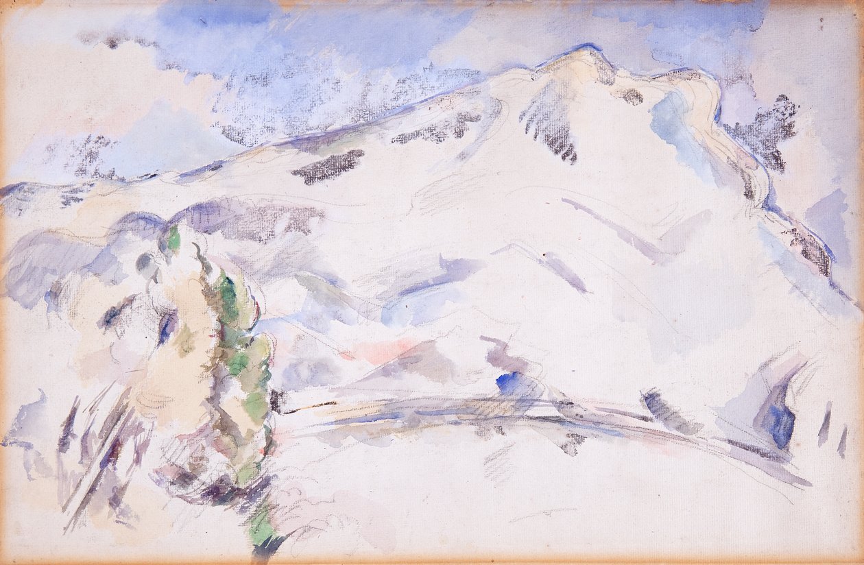 Sainte-Victoire Dağı (Sainte-Victoire Dağı) by Paul Cézanne