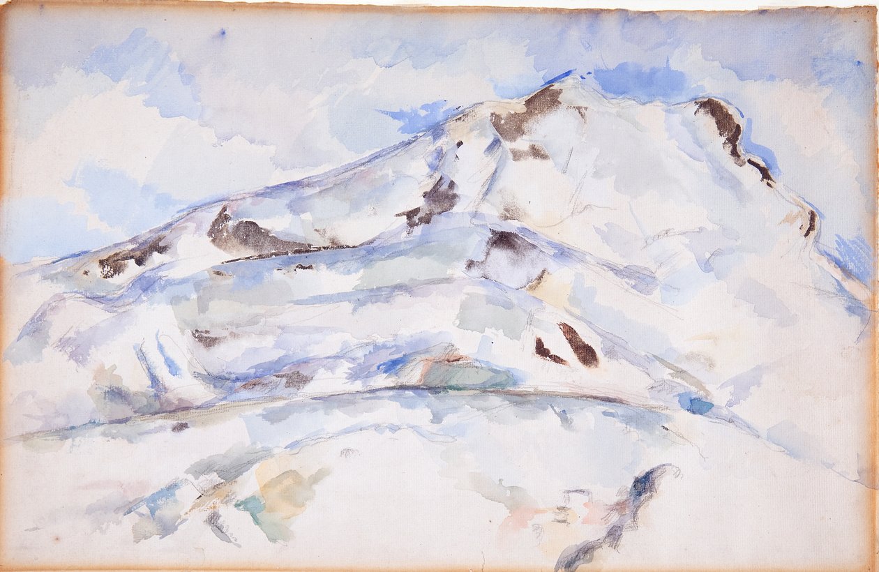 Sainte-Victoire Dağı (Sainte-Victoire Dağı) by Paul Cézanne