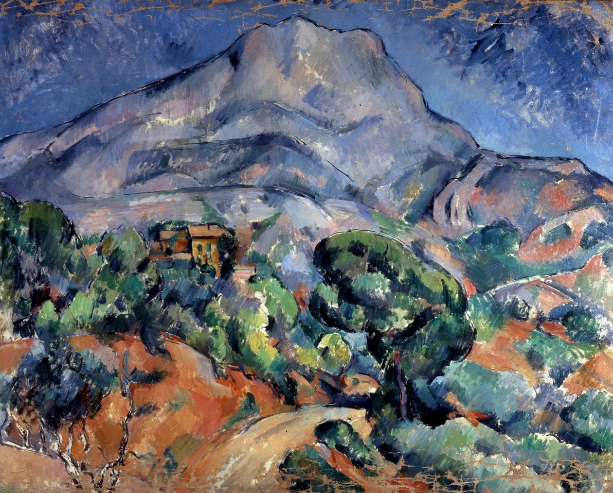 Sainte-Victoire Dağı, 1896-1898 by Paul Cézanne
