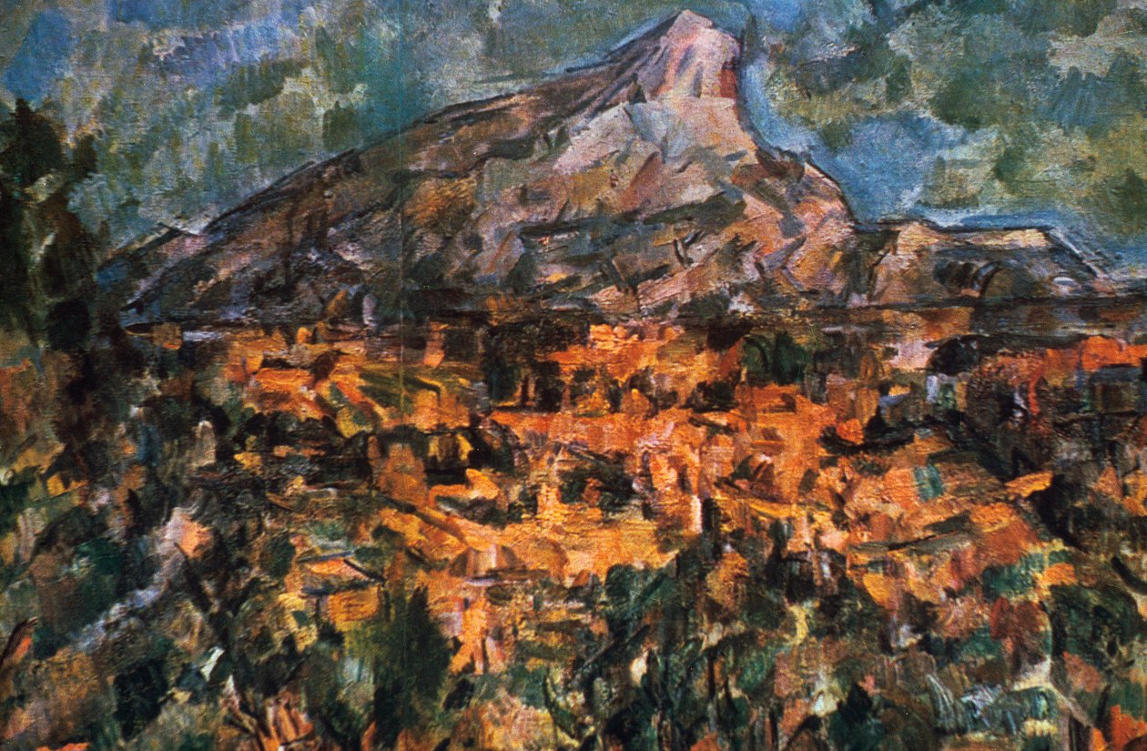 Sainte-Victoire Dağı, 1904 by Paul Cézanne