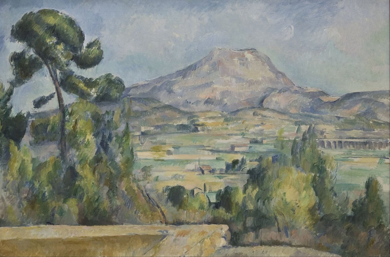 Sainte-Victoire Dağı, c. 1890 by Paul Cézanne