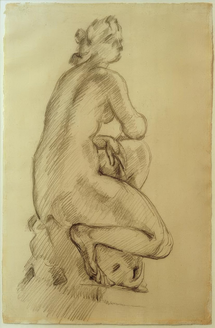 P.Cézanne, Kauernde Venüs by Paul Cézanne