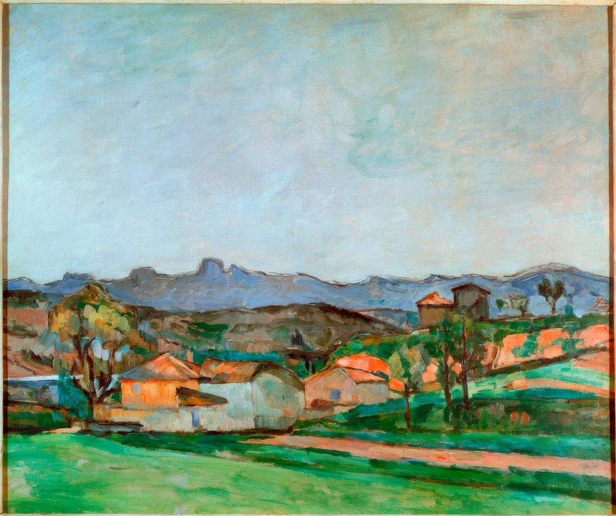 Provence manzarası by Paul Cézanne