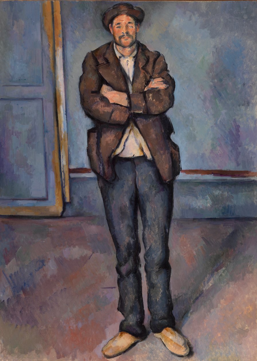 Kollarını kavuşturmuş duran köylü by Paul Cézanne