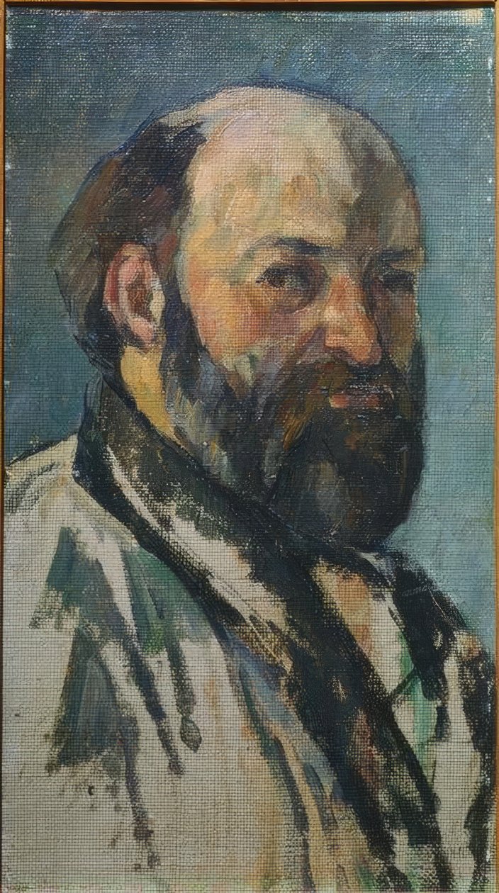 Sanatçının portresi by Paul Cézanne