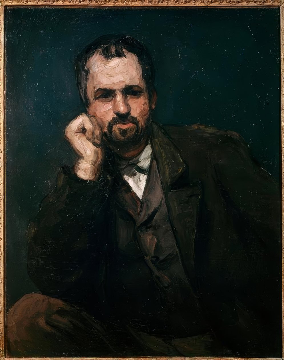 Bir adamın portresi by Paul Cézanne