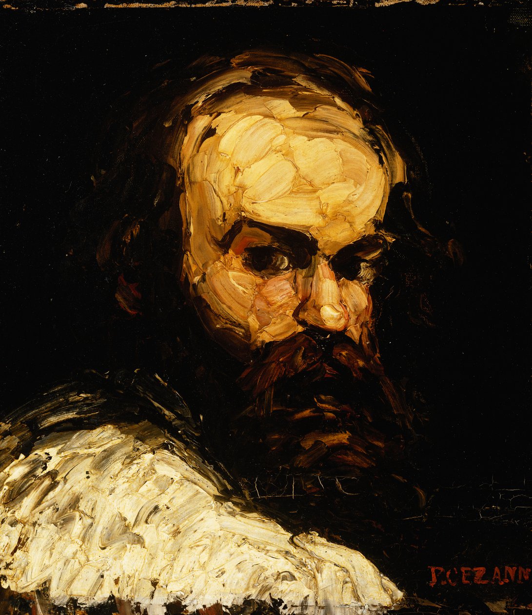 Sanatçının Portresi; Sanatçının Portresi, c.1866 by Paul Cézanne