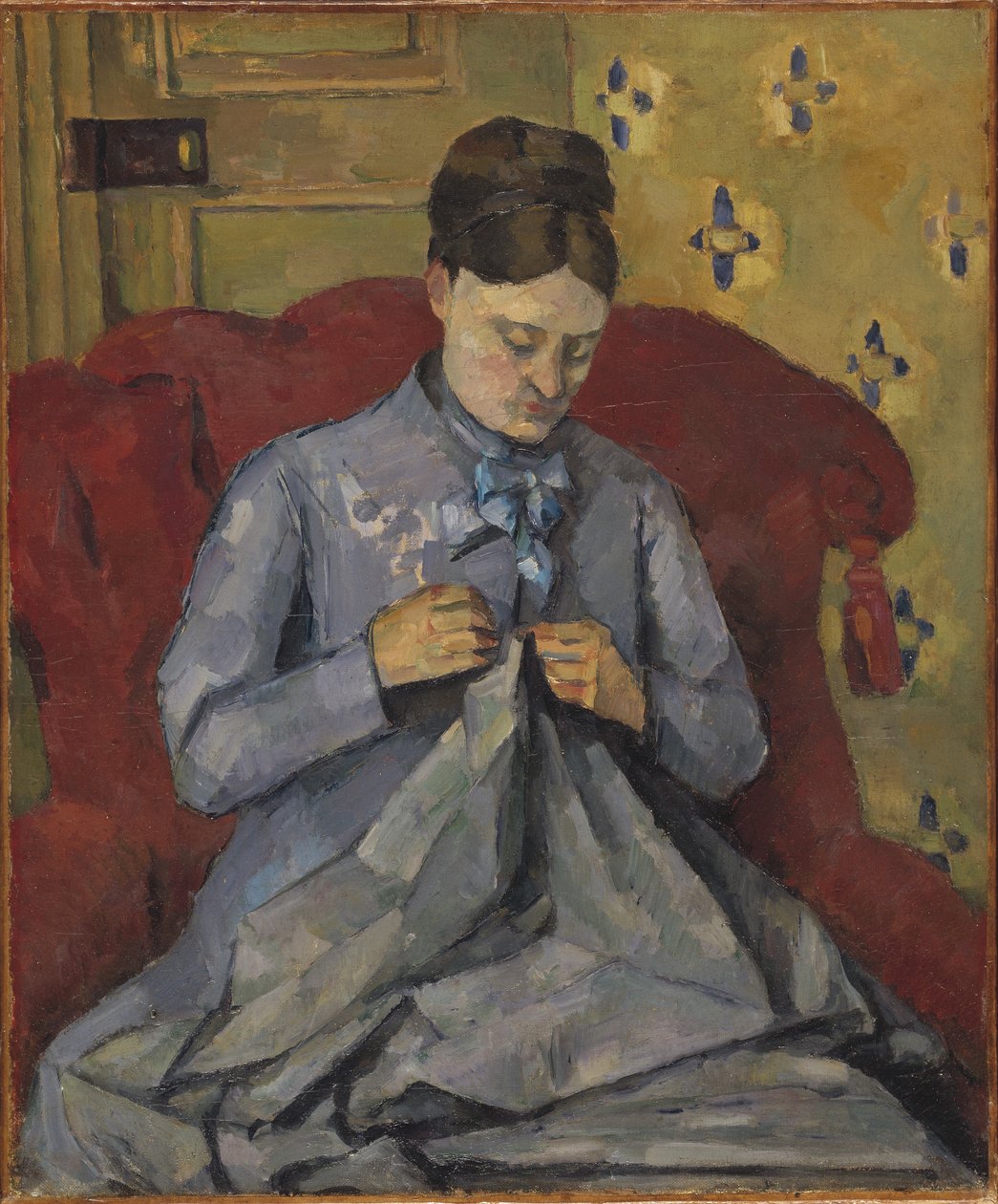 Sanatçının Karısının Portresi, 1877 by Paul Cézanne
