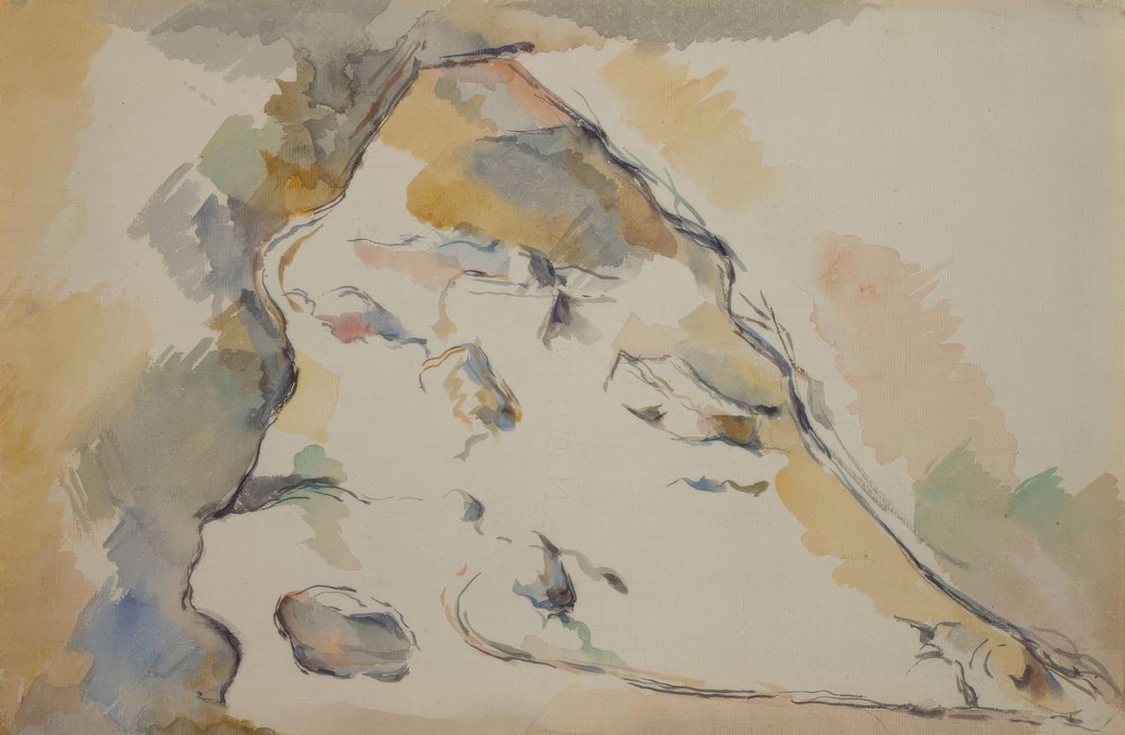 Rochers Mağarasıdır by Paul Cézanne