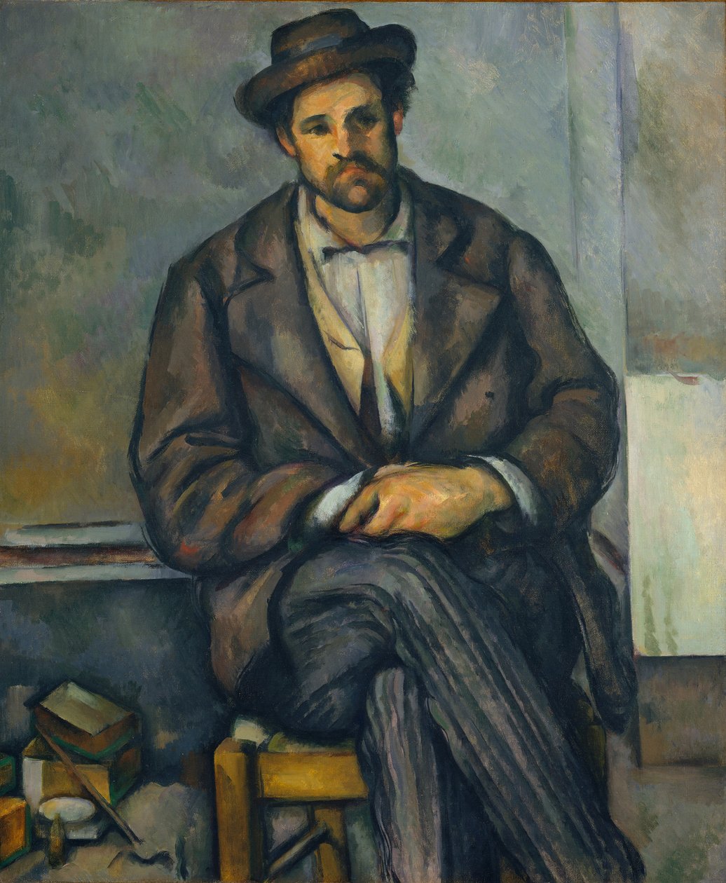 Oturan Köylü, ca. 1892-96. by Paul Cézanne