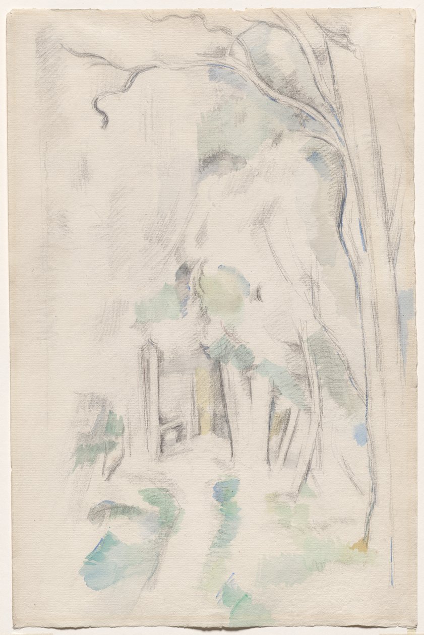 Ormandaki iz by Paul Cézanne