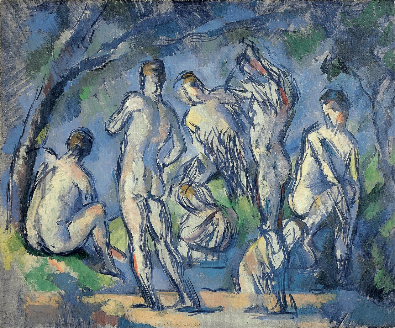 Yedi Yıkananlar by Paul Cézanne