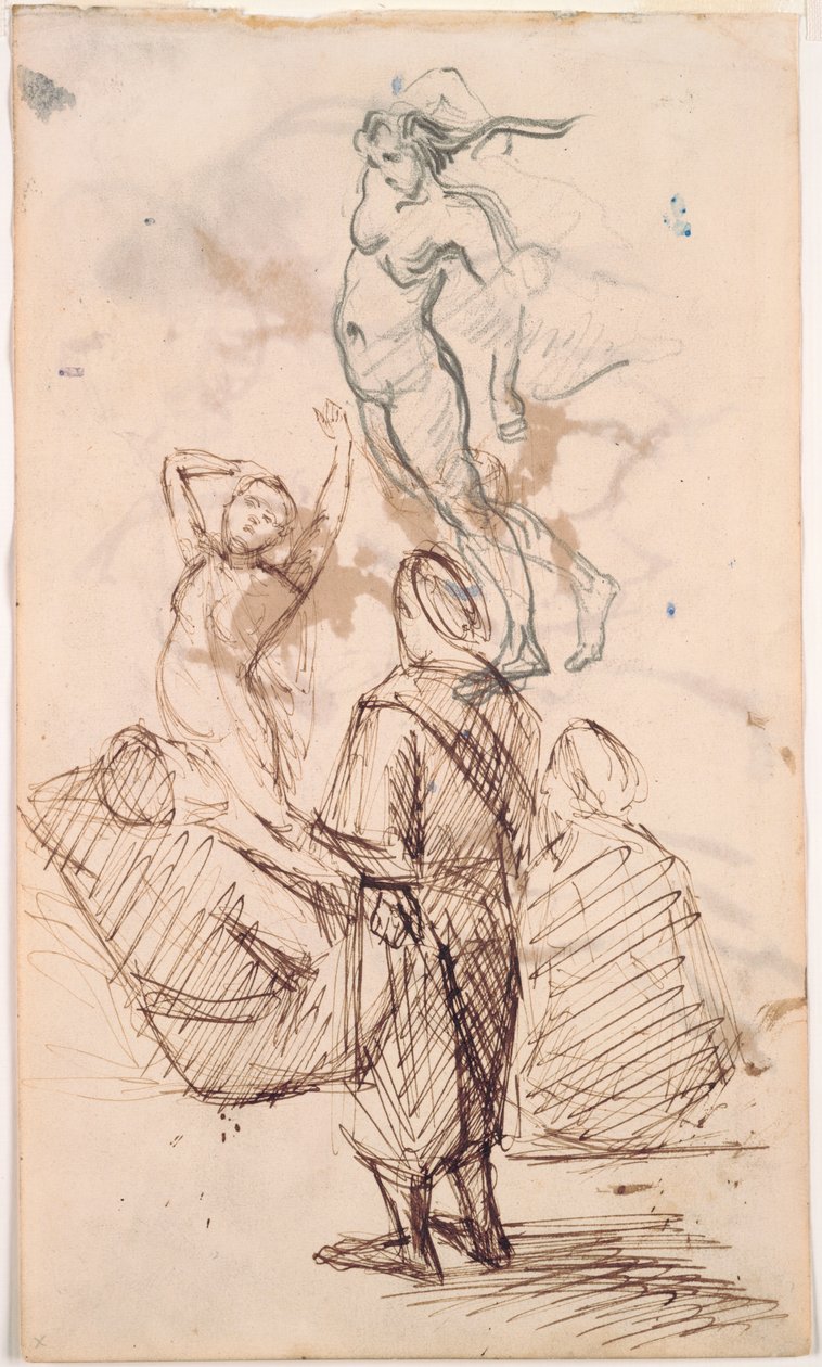 Çalışma Sayfası, 1871-1876. by Paul Cézanne