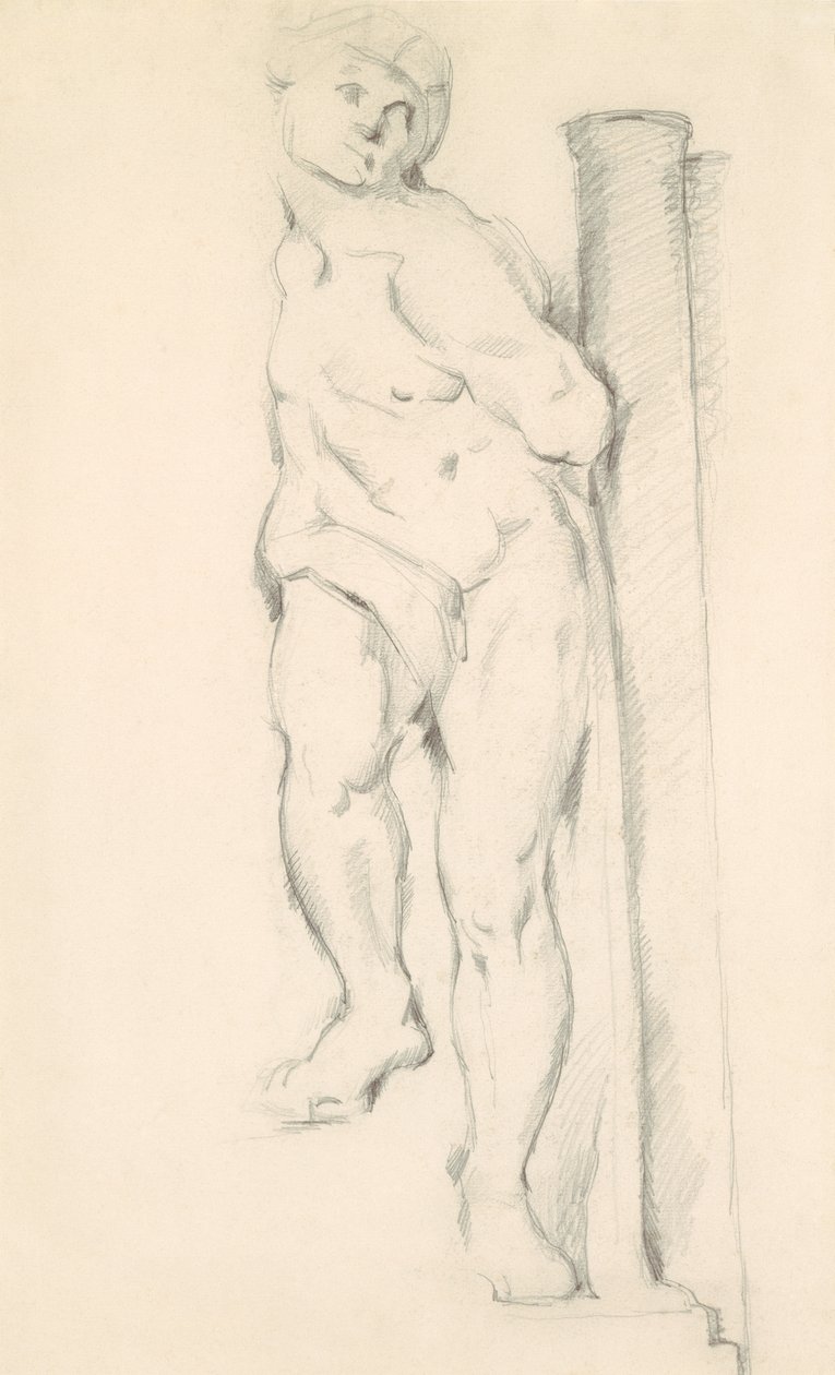 Ot toplayan köylüler, 1885 by Paul Cézanne