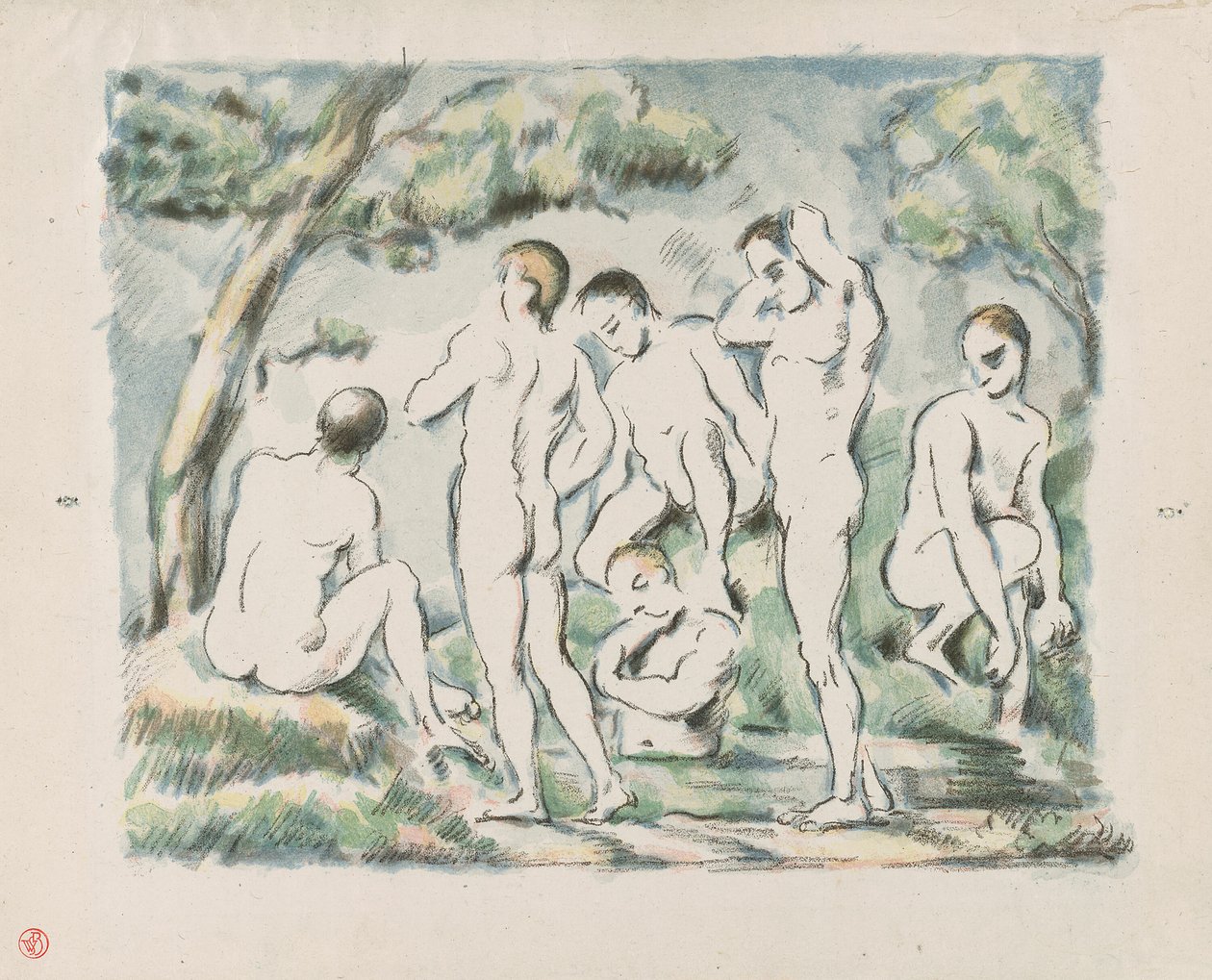 Küçük Yıkananlar by Paul Cézanne