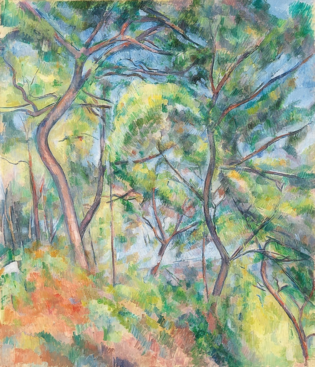 Çalılık. 1894 by Paul Cézanne
