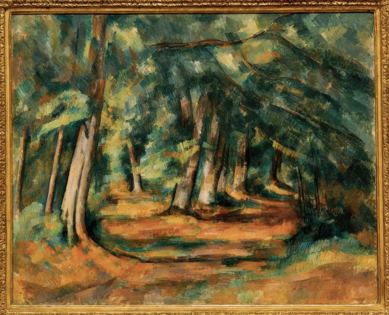 Sousbois - Fontainebleau (?) by Paul Cézanne