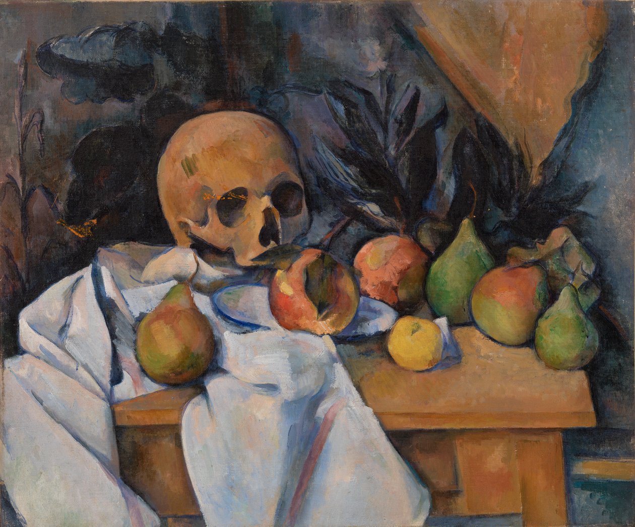 Kafatası ile Natürmort (Nature morte au crâne) by Paul Cézanne