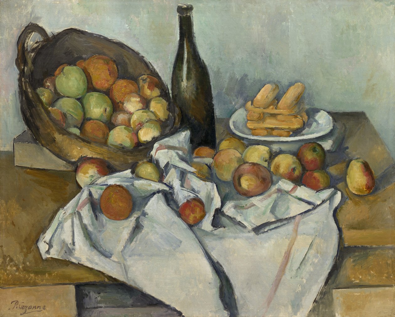 Elma Sepeti, c.1893 by Paul Cézanne