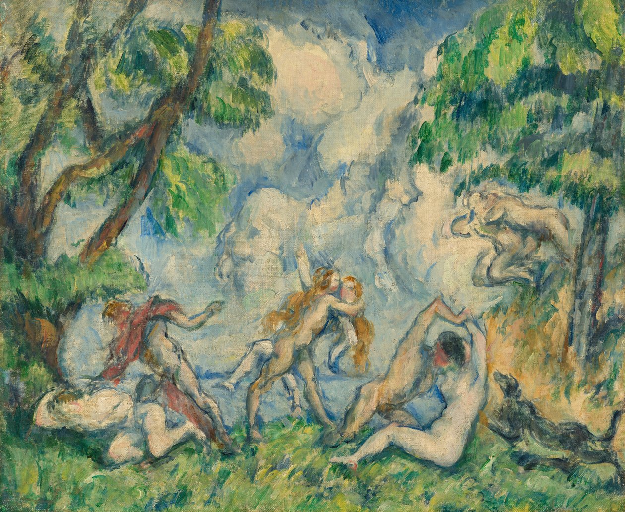 Aşk Savaşı, c. 1880. by Paul Cézanne