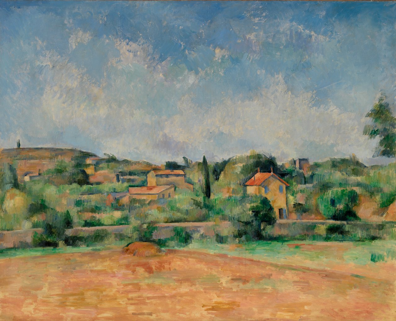 Bellevue Ovası / Kızıl Toprak by Paul Cézanne