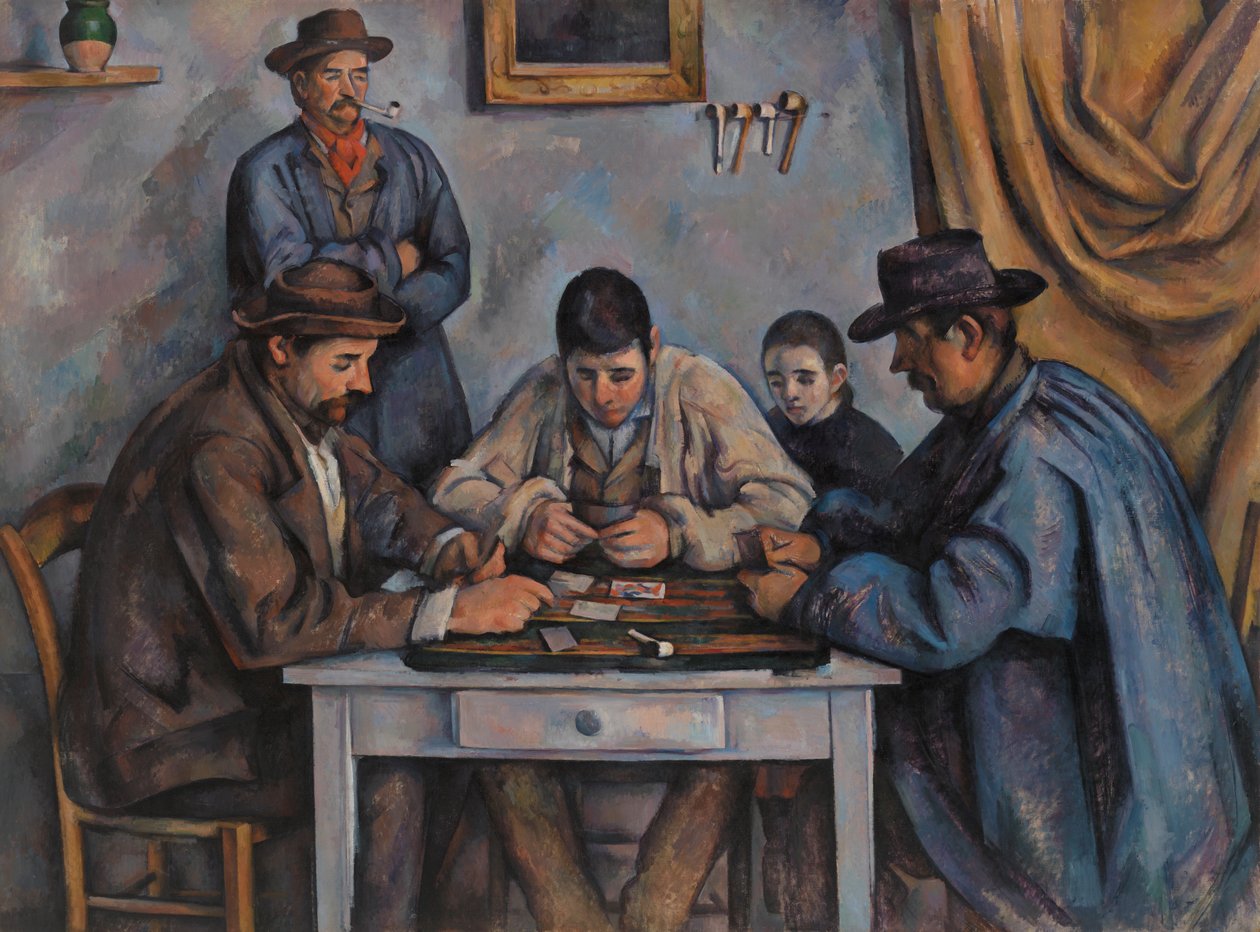 Kart Oyuncular by Paul Cézanne