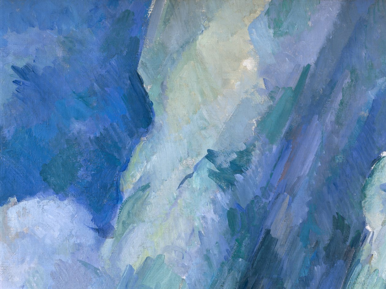 Büyük Yıkananlar, c.1900-06, tuval üzerine yağlı boya, 2052 detayı by Paul Cézanne