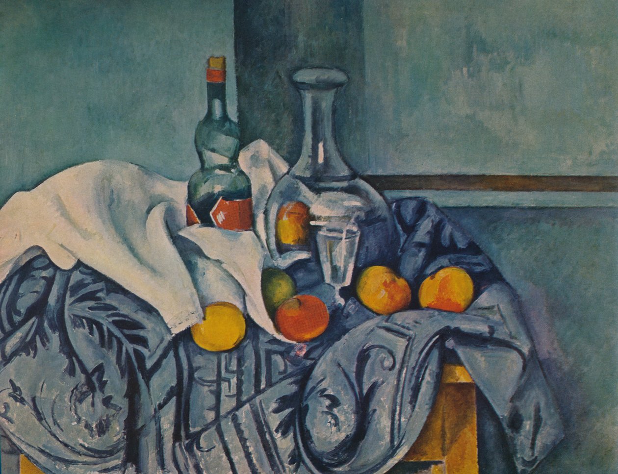 Nane Şişesi, 1893-1895 by Paul Cézanne