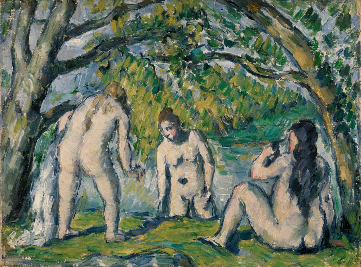 Üç Yıkananlar by Paul Cézanne