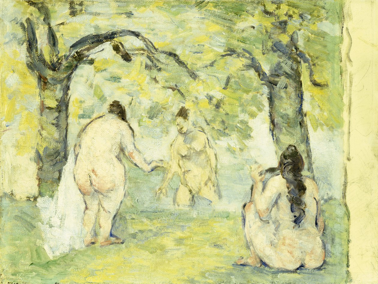 Üç Yıkanan, 1875-77 by Paul Cézanne