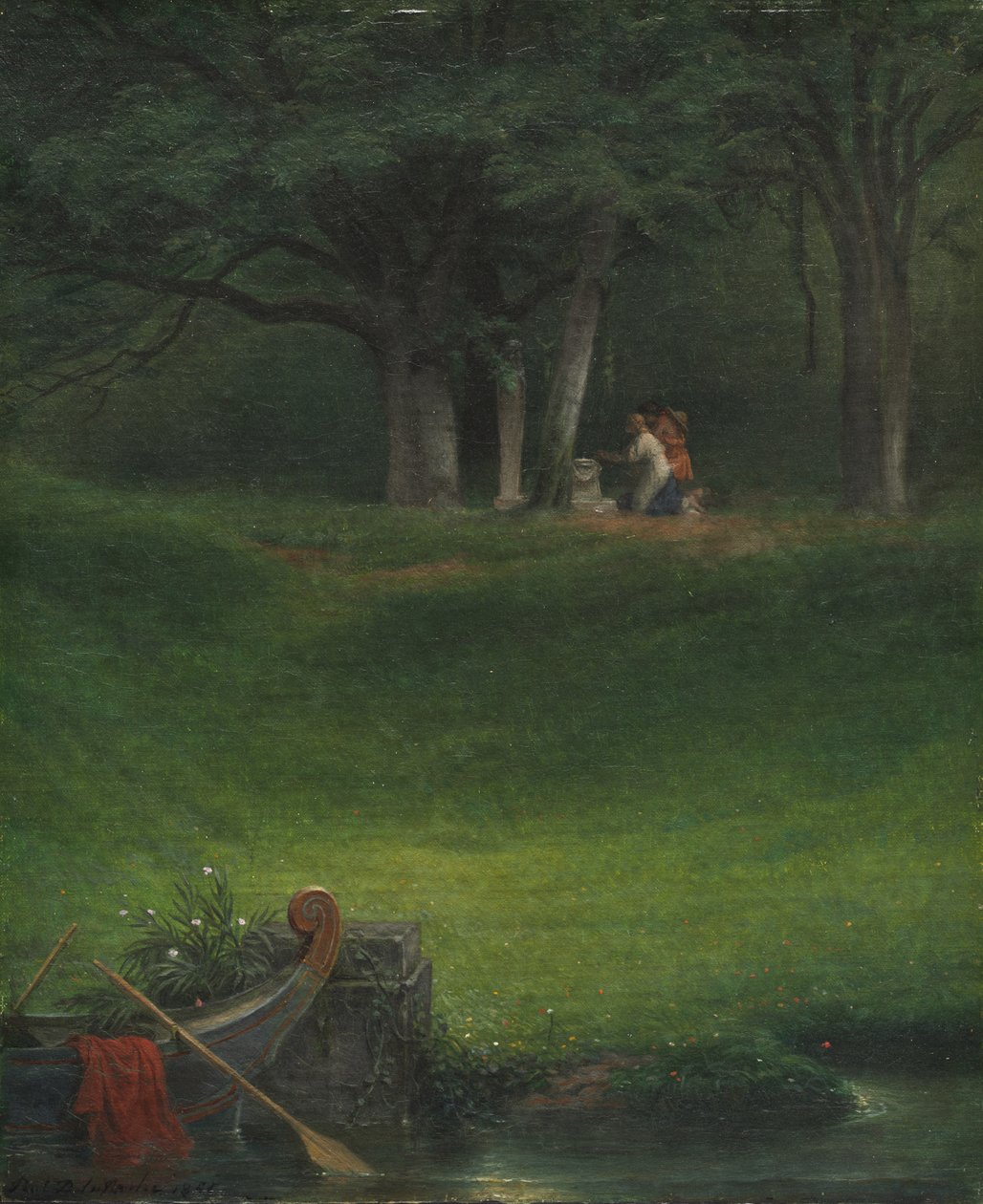 Tanrı Pan'a Sunmak by Paul Delaroche