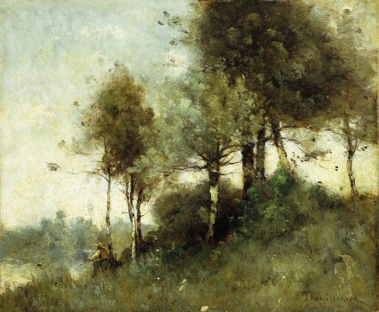 Balıkçı; La Pecheur, by Paul Desire Trouillebert