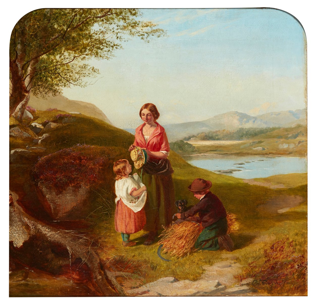 Genç Biçerdöver (yağlı kanvas) by Paul Falconer (attr. to) Poole