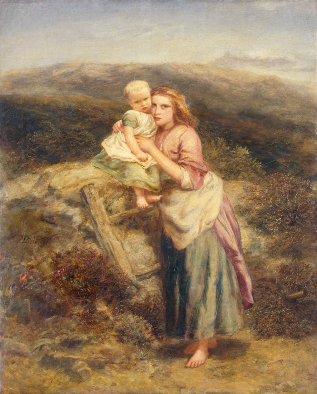 "Moordaki Köylüler", 1871 by Paul Falconer