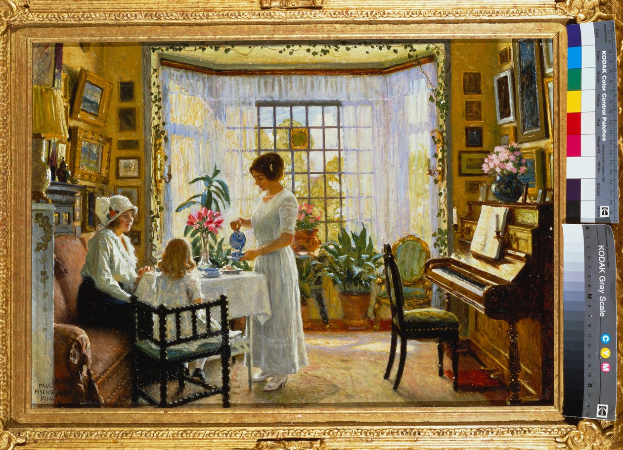 İkindi Çayı, 1914 by Paul Fischer