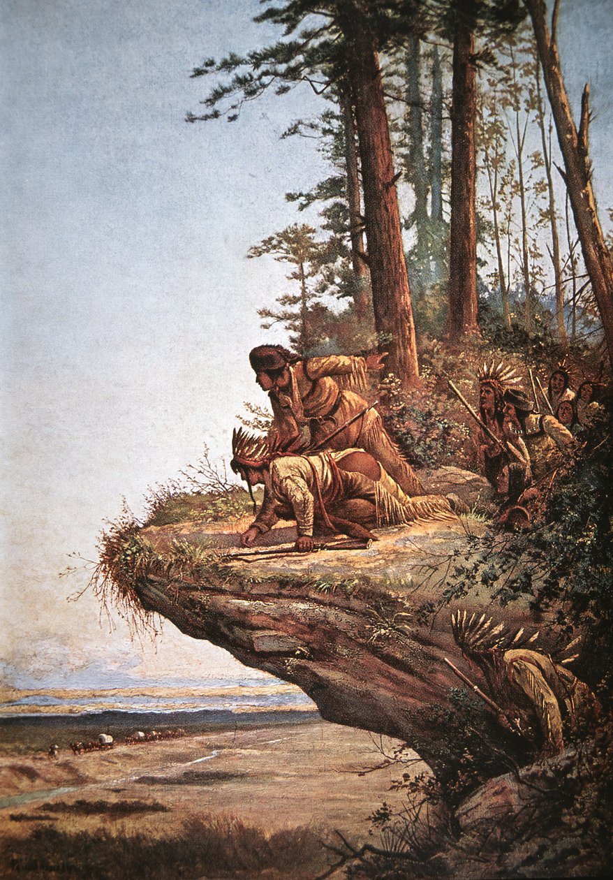 Vagonları İzlemek (renkli taş) by Paul Frenzeny