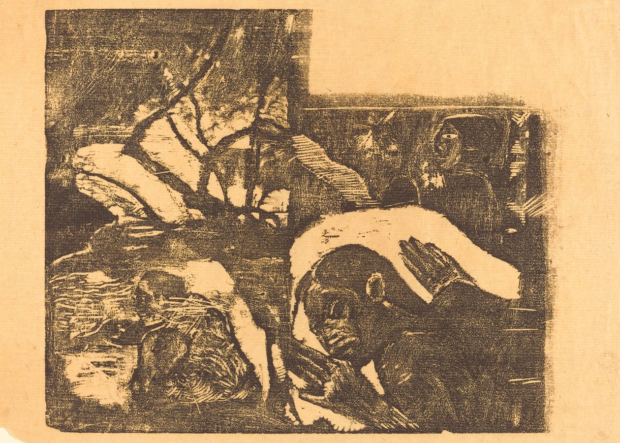 Ormandaki Maori Kadını, Manao Tupapau, Bir Ruhun Perisi Oluyor, 18941895. by Paul Gauguin