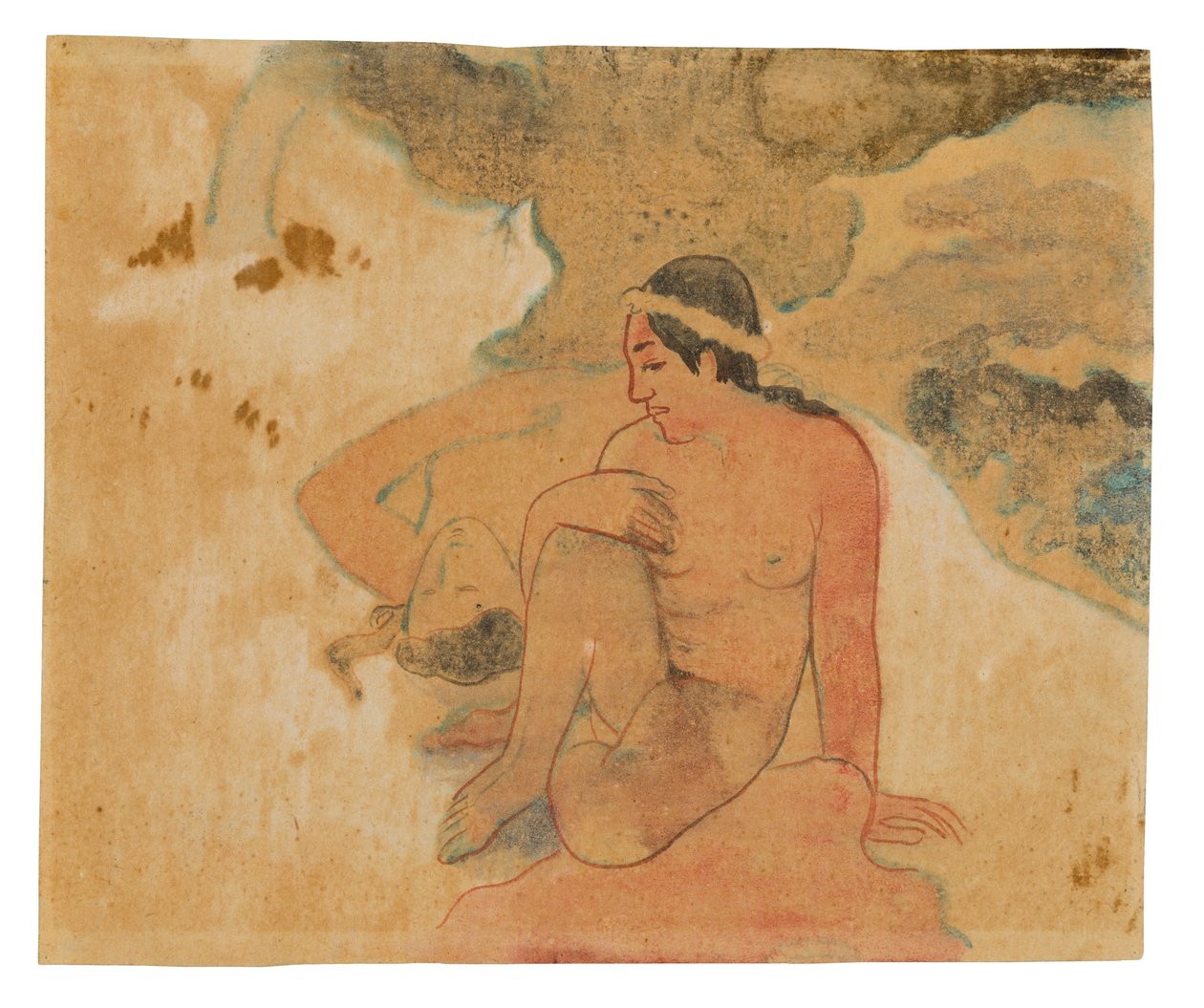 Aha oe fei? (Ne! Kıskanç mısın?) by Paul Gauguin