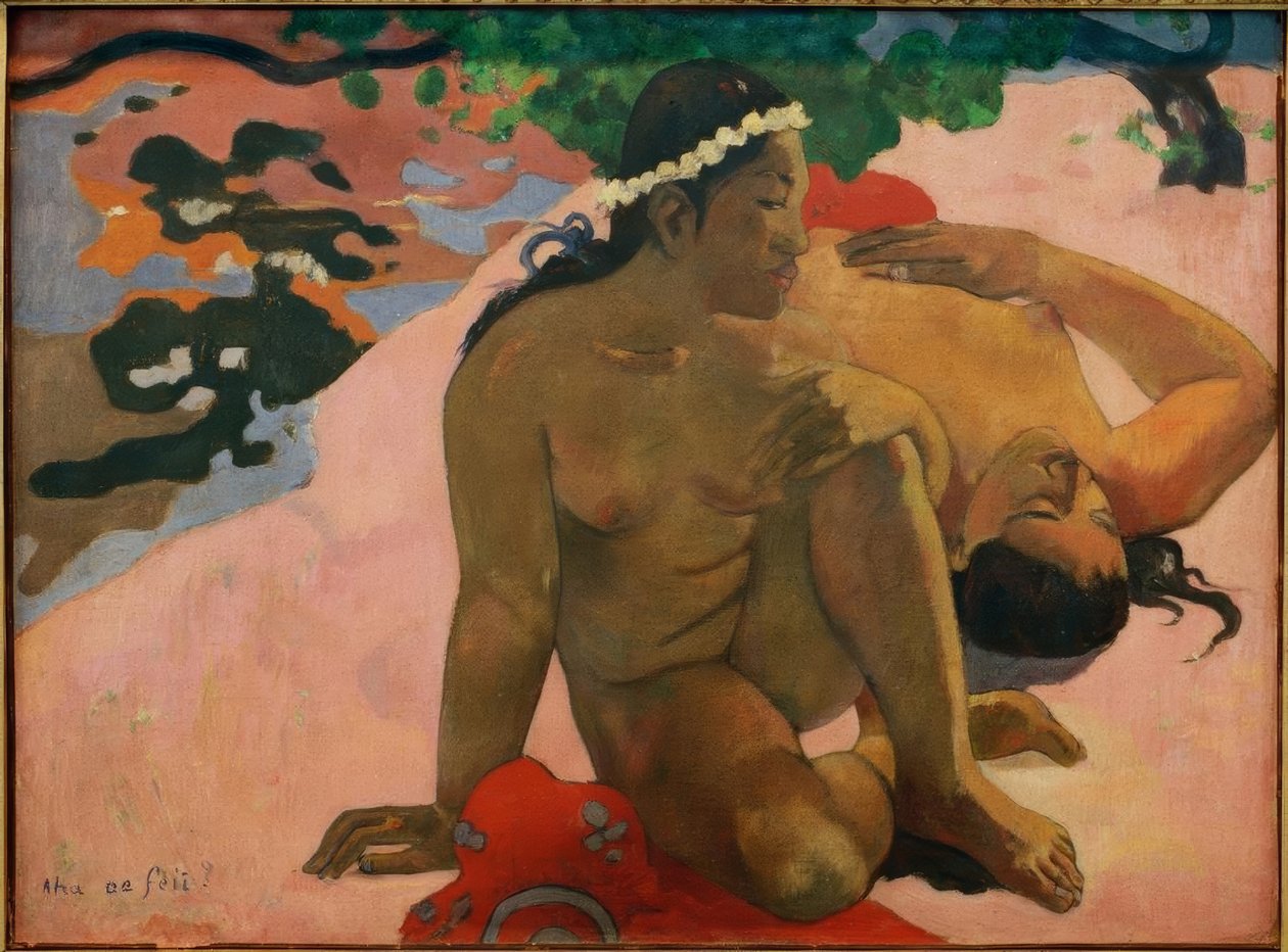 Aha oe fei? by Paul Gauguin