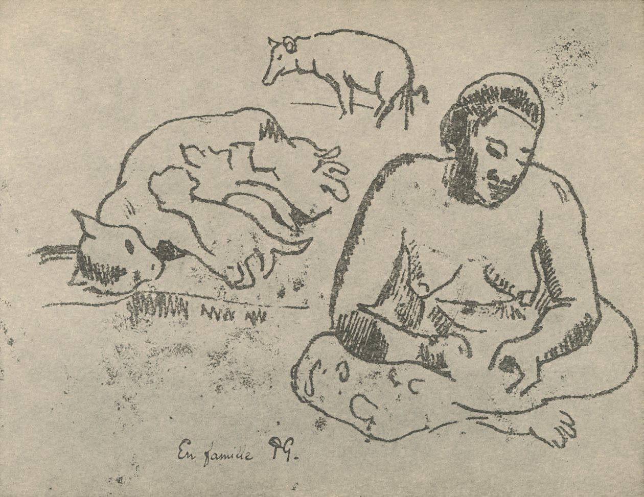 Evde, 1936 by Paul Gauguin