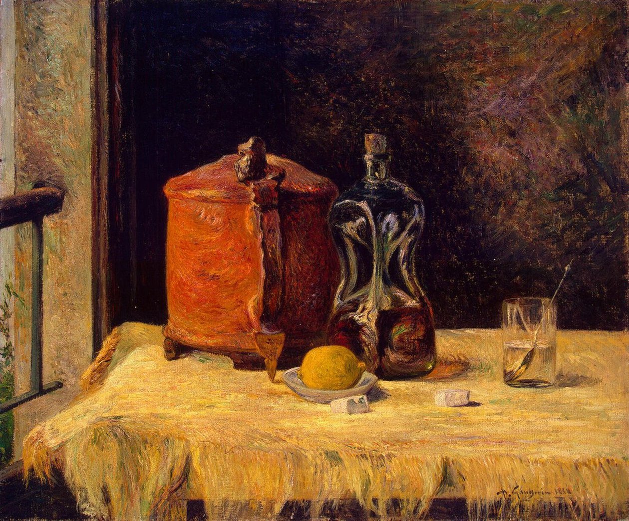 Pencerede by Paul Gauguin