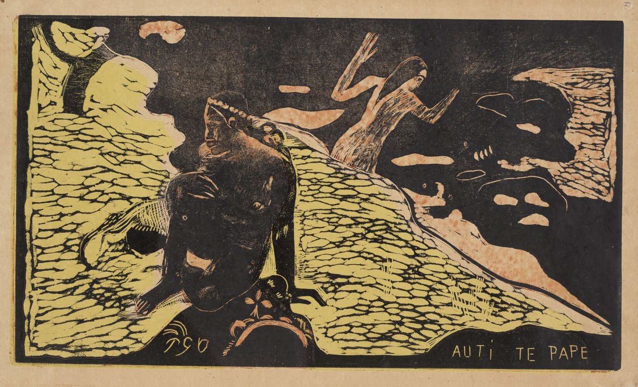 Noa Noa Serisinden Nehirdeki Auti Te Pape Kadınlar, 1893-1894 by Paul Gauguin