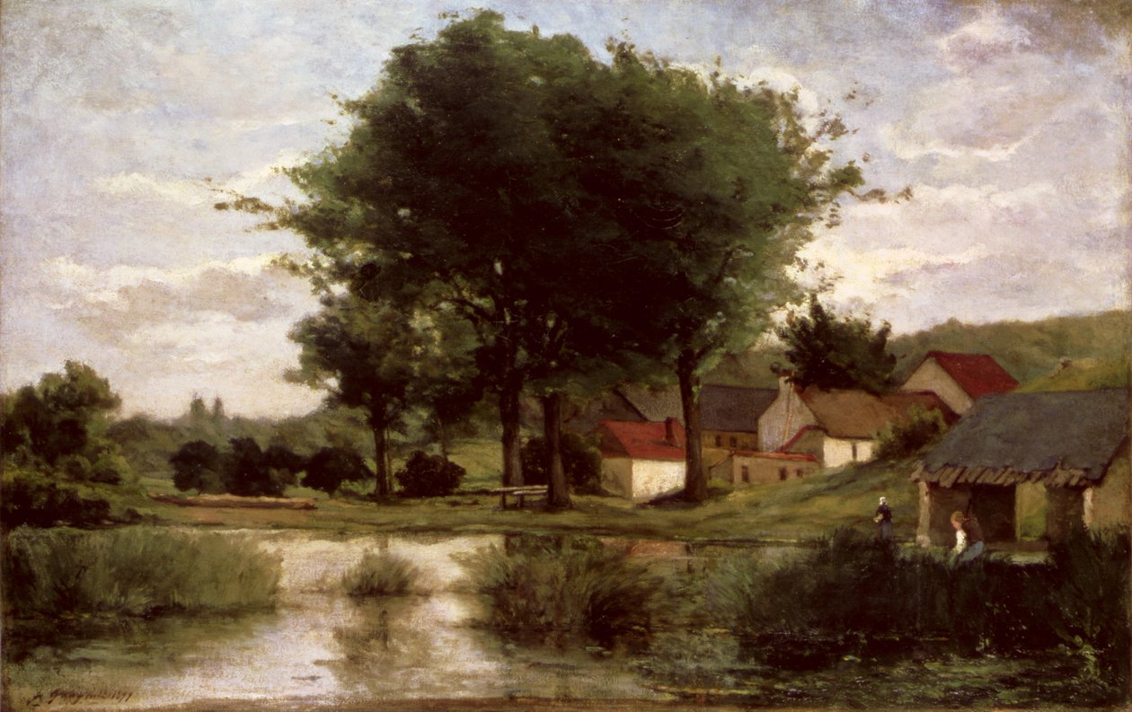 Sonbahar Manzarası, 1877 by Paul Gauguin