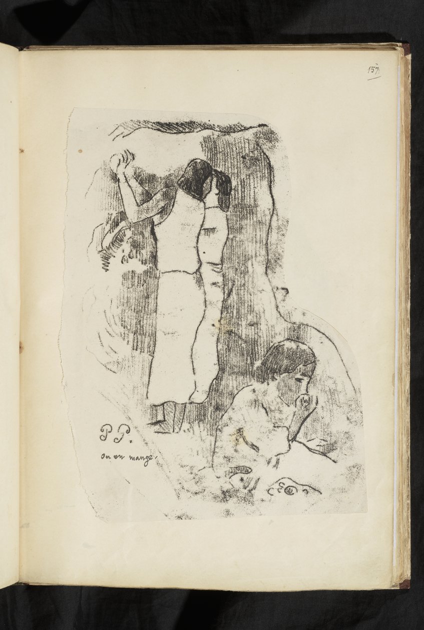 Öncesi ve sonrası - Onu yiyoruz by Paul Gauguin