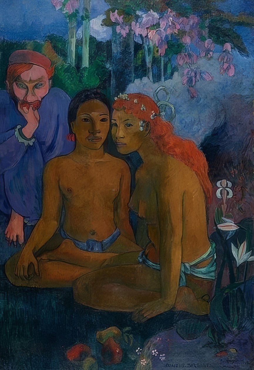 Barbarca hikayeler (Contes barbaren). 1902 by Paul Gauguin