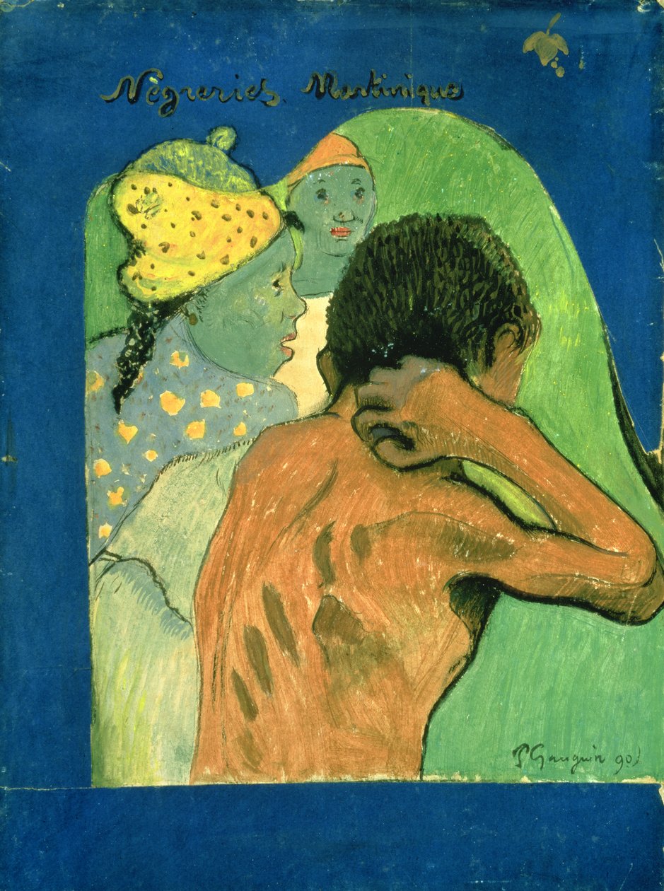 Siyah Martinik, 1890 by Paul Gauguin