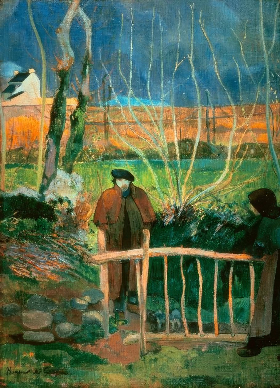 Bonjour M. Gauguin by Paul Gauguin