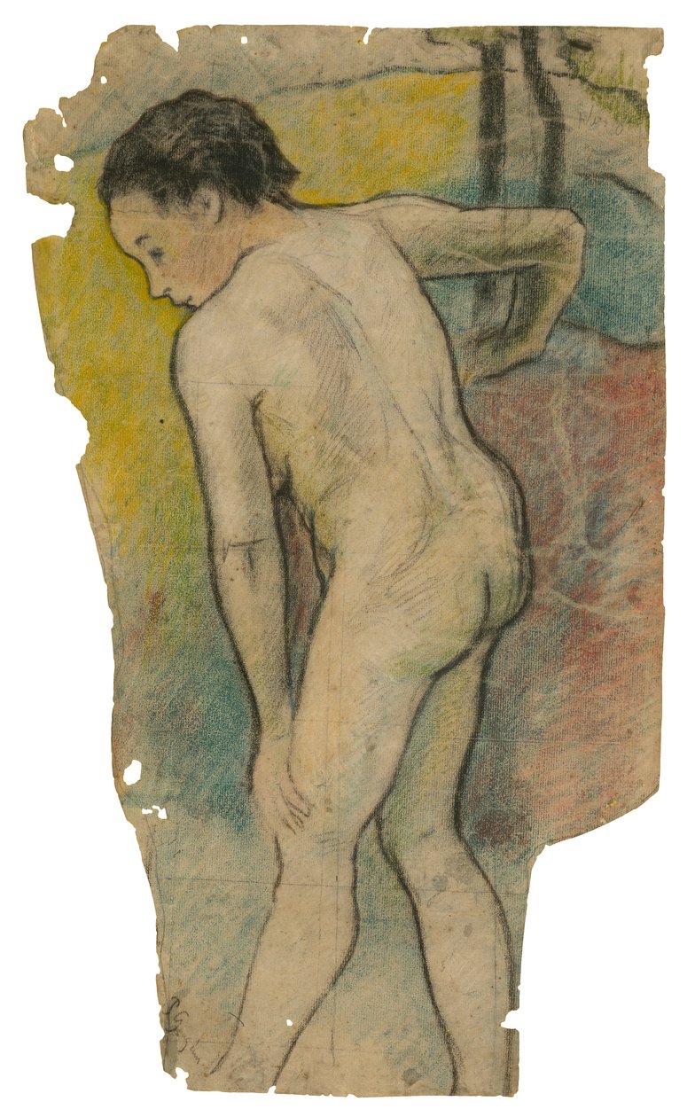 Breton Yıkanan, 1886-87 by Paul Gauguin