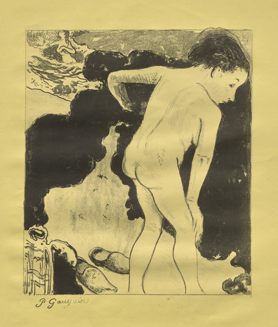 Breton Yıkananlar by Paul Gauguin