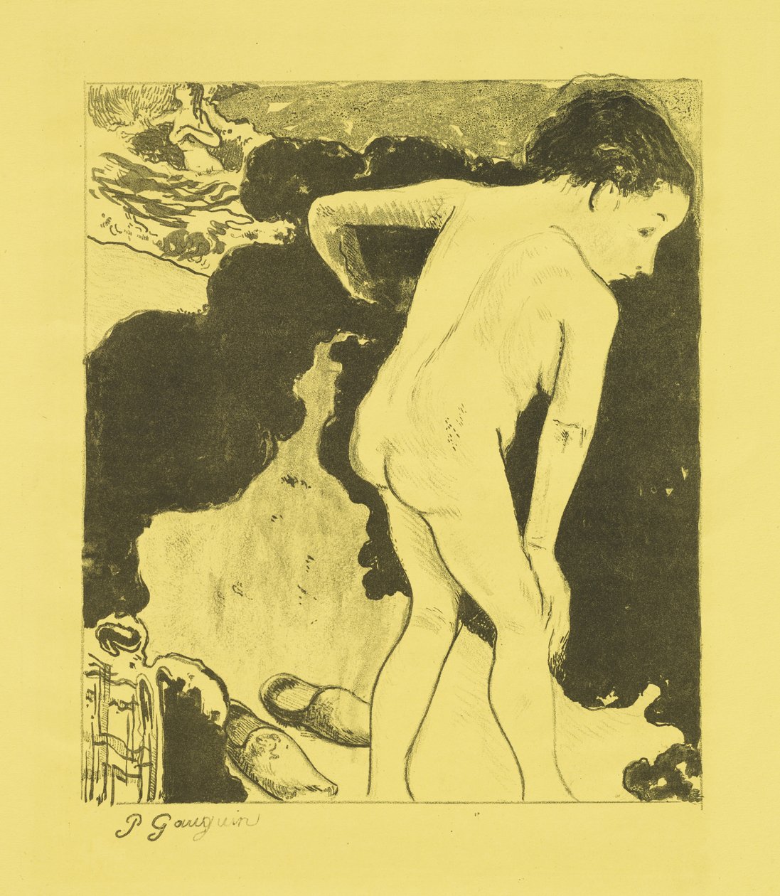 Breton Yıkananlar by Paul Gauguin